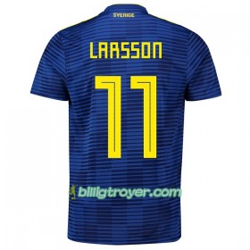 Billige Fotballdrakter Sverige Larsson 11 VM 2018 Bortedraktsett